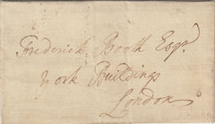 143465 1777 MAIL USED IN LONDON WESTMINSTER OFFICE DOCKWRA HANDSTAMP (L363a).