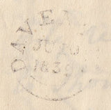 143472 1839 MAIL EAST HADDON, NORTHANTS TO DAVENTRY WITH 'West Haddon' HANDSTAMP (NN293) AND 'Daventry/PennyPost' HANDSTAMP (NN58).