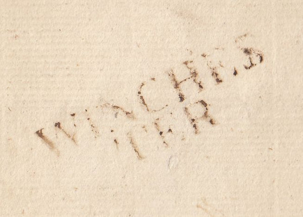 143475 CIRCA 1780-84 MAIL WINCHESTER TO LONDON 'WINCHES/TER' HANDSTAMP (HA1515).