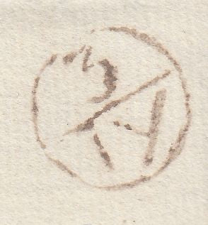 143480 1784 FREE MAIL LONDON TO LUDLOW, SHROPSHIRE WITH 'FREE' HANDSTAMP IN RED (L767).