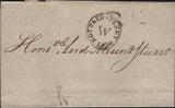 143501 1785 MAIL USED IN LONDON WITH 'PENNY POST NOT PAID/W' CIRCULAR HANDSTAMP APPLIED IN WESTMINSTER OFFICE ON LETTERS TRANSFERRED FROM THE GENERAL POST TO THE LONDON PENNY POST (L394).