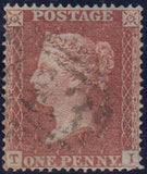 143508 1855 DIE 2 1d PL.13 L.C.16 (SG26)(TI) GOOD USED.