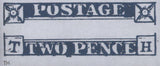 143517 1854 REGISTERED MAIL GLOUCESTER TO TRIESTE 2d BLUE PL.4 (TH MAJOR RE-ENTRY (SPEC F1g) AND 1s EMBOSSED (SG55)..