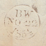 143520 1854 MAIL LONDON TO MANCHESTER 2d BLUE PL.4 (SG19) (TF) IN STATE 2 (SPEC F1h).