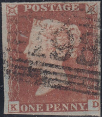 143528 1848 1d PL.85 (SG8)(KD) GOOD TO FINE USED.