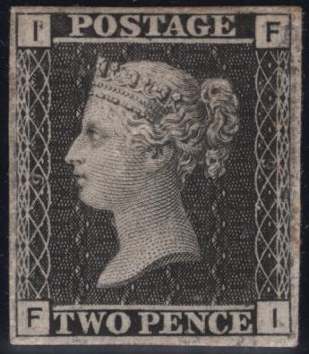 143539 1867 PARIS EXHIBITION PROOF 2d BLACK PL.9 IMPERFORATE (FI) (SPEC DP49).