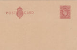 143571 1951 2d RED-BROWN POSTCARD UNUSED, MASSIVELY UNDER-INKED PRINTING FLAW..