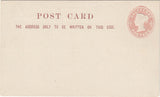 143572 1872 ½d PINK POSTCARD UNUSED, 'STANLEY, GIBBONS AND CO.' IMPRINT.