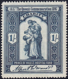 143601 1897-98 QUEEN VICTORIA 'PRINCE OF WALES HOSPITAL FUND/CHARITY' UNUSED GROUP OF SIX.