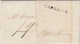 143618 1799 MAIL CARLISLE, CUMBERLAND TO PENRITH WITH 'CARLISLE' HANDSTAMP (CU128).