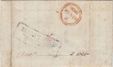 143622 1836 MAIL NEW ORLEANS, U.S.A. TO LONDON WITH BOXED 'LIVERPOOL/SHIP LETTER' HANDSTAMP.