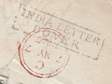 143623 1827 MAIL INDIA TO BALLIOL COLLEGE, OXFORD WITH BOXED 'INDIA LETTER/DOVER' HANDSTAMP.
