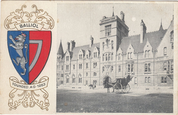 143623 1827 MAIL INDIA TO BALLIOL COLLEGE, OXFORD WITH BOXED 'INDIA LETTER/DOVER' HANDSTAMP.