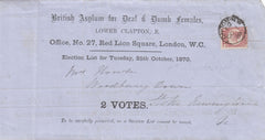 1870 ½d bantam (SG48)
