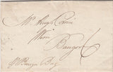 143631 1792 MAIL LONDON TO BANGOR, WALES WITH MANUSCRIPT 'P Bangor Bag'.