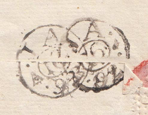 143631 1792 MAIL LONDON TO BANGOR, WALES WITH MANUSCRIPT 'P Bangor Bag'.