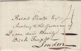 143633 1782 MAIL HOLYHEAD, ANGLESEA TO LONDON WITH 'BANGOR' HANDSTAMP (W184).