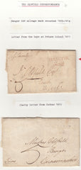 143635 1807-1811 CORRESPONDENCE OF ELEVEN LETTERS BETWEEN PARENTS AND THEIR CHILDREN ATTENDING FRIARS SCHOOL IN BANGOR.