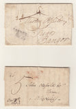 143635 1807-1811 CORRESPONDENCE OF ELEVEN LETTERS BETWEEN PARENTS AND THEIR CHILDREN ATTENDING FRIARS SCHOOL IN BANGOR.
