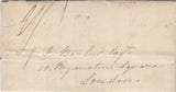 143650 1835 MAIL FROM FRIARS SCHOOL IN BANGOR TO LONDON.