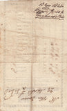 143670 1822 COACHING INN RECEIPT 'EDWARD JONES, TYN-Y-MAES INN'.