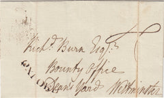 143678 1795 MAIL OXFORD TO LONDON 'OXFORD' CONCAVE HANDSTAMP (OX169).