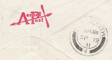 143687 1911 FIRST OFFICIAL U.K. AERIAL POST LONDON ENVELOPE IN SCARLET TO PLYMOUTH.