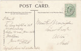 143696 1906 POSTCARD 'Bentley Post Office' TO ALTON, HANTS WITH 'BENTLEY/HANTS' DATE STAMP.