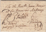 143699 1739 MAIL WINCHESTER TO FLANDERS WITH 'WIN/CHESTER' HANDSTAMP (HA1499).