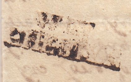 143699 1739 MAIL WINCHESTER TO FLANDERS WITH 'WIN/CHESTER' HANDSTAMP (HA1499).