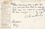 143737 1911 FIRST OFFICIAL U.K. AERIAL POST LONDON POSTCARD IN BROWN TO DEVIZES.