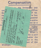 143746 1955 Q.E.II 8½d GREY REGISTERED ENVELOPE AIRMAIL SOUTHEND ON SEA, ESSEX TO NEW ZEALAND UPRATED KGVI 5s RED (SG510) Q.E.II. WILDINGS ½d AND 9d.