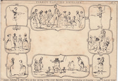 143765 1840 ORIGINAL 'FORES'S DANCING ENVELOPE No.3' UNUSED.