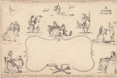 143770 1840 ORIGINAL 'FORES'S COURTING ENVELOPE No.1' GOOD TO FINE UNUSED.