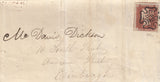 143827 1841 MAIL 'COUNTY GAOL LEICESTER' TO EDINBURGH 1d PL.8 (SG7)(IH) FINE USED.