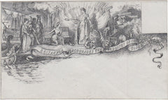 143845 CIRCA 1851 VALENTINE 'COMMERCIAL/INDUSTRIAL' ORIGINAL ENVELOPE IN BLACK GREY WOVE PAPER.