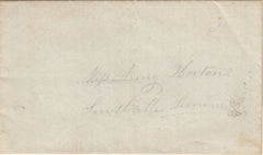 143864 CIRCA 1830 UNDATED PRIVATELY DELIVERED LETTER WITH RELIGIOUS WAFER SEAL.