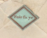 143870 1846 MAIL LONDON TO KNUTSFORD, CHESHIRE POST PAID, WAFER SEAL ON REVERSE.
