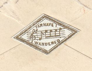 143872 1844 PENNY PINK ENVELOPE ST. LEONARD'S ON SEA, SUSSEX TO WESTON SUPER MARE, MUSICAL WAFER SEAL ON REVERSE.
