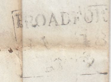 143897 BROADFORD, ISLE OF SKYE MALTESE CROSSES, TWO 1843 COVERS ILLUSTRATED BY MIKE JACKSON.