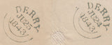 143908 1843 WRAPPER DERRY TO DUBLIN 1d PL.31 (SG8)(TL) DERRY MALTESE CROSS.