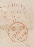 143933 1842 'ANTI CORN LAW LEAGUE' PROMOTIONAL COVER MANCHESTER TO LONDON 1d (SG8)(EG).
