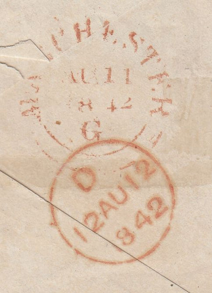143933 1842 'ANTI CORN LAW LEAGUE' PROMOTIONAL COVER MANCHESTER TO LONDON 1d (SG8)(EG).