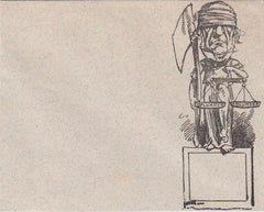 143938 CIRCA 1890 'ANTI GLADSTONE'  ILLUSTRATED ENVELOPE, FINE UNUSED.