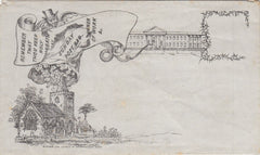 143939 CIRCA 1848-1849  'ABOLITION OF SUNDAY LABOUR' ILLUSTRATED ENVELOPE, FINE UNUSED.