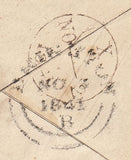143948 1841 MULREADY ENVELOPE LONDON TO BRIGHTON WITH WAFER SEAL.
