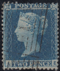 143981 1855 2d BLUE PL.4 S.C.14 (SG23)(AI) STATE 2 (SPEC F2f) GOOD USED.