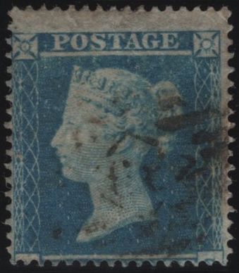143983 1854 2d PL.4 S.C.16 (SG19)(AC) SHORT 'A' ROW STAMP, GOOD USED.