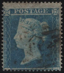 143983 1854 2d PL.4 S.C.16 (SG19)(AC) SHORT 'A' ROW STAMP, GOOD USED.