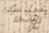144050 CIRCA 1776-1790 PART WRAPPER LONDON TO WANSTEAD, ESSEX WITH 'PENNY POST NOT PAID/G' LONDON HANDSTAMP (L390).